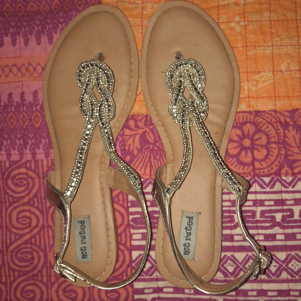 Not Rated rhinestone/ embellished sandals